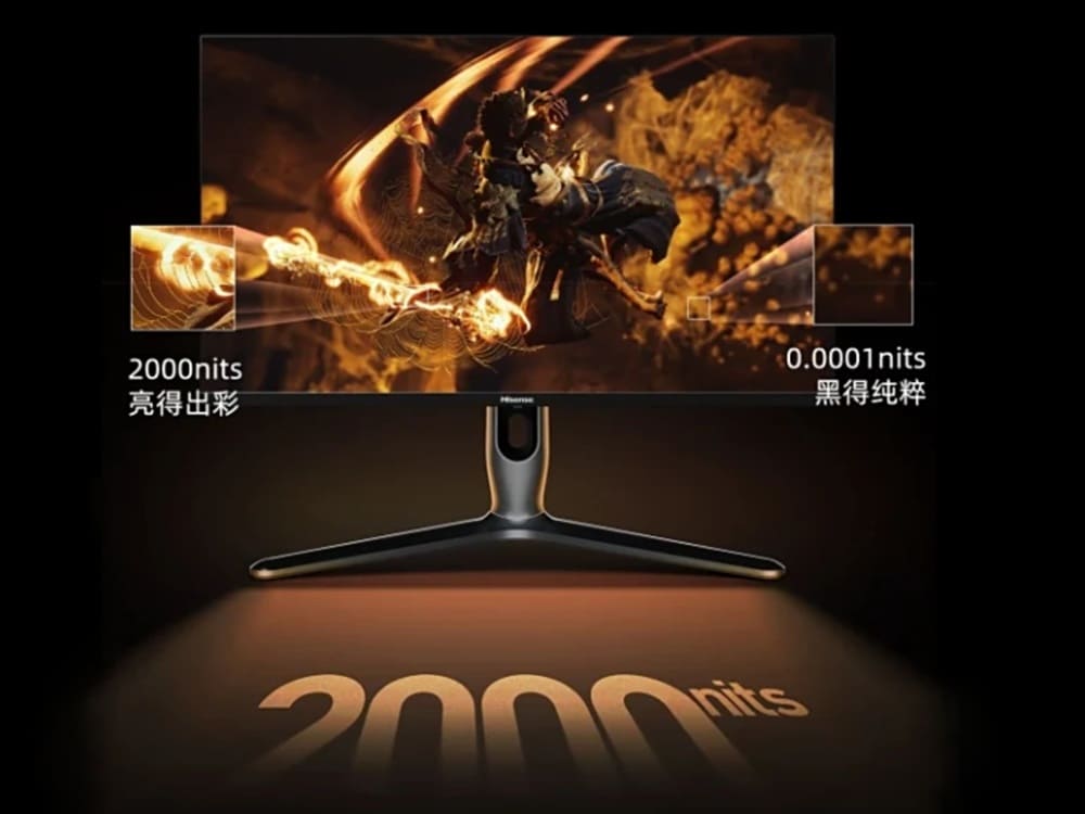 Hisense G7 Ultra: monitor gaming Mini LED 4K de 27" y 320 Hz en China