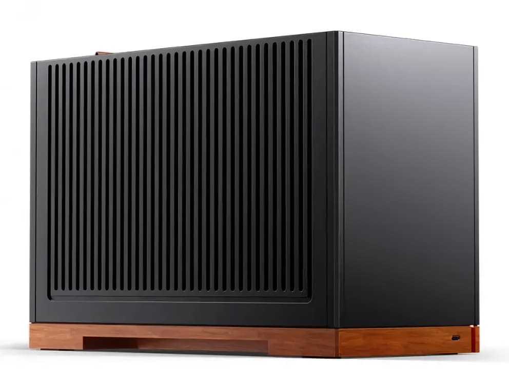 JONSBO T9: caja Mini-ITX premium de 11 litros con aluminio y base de nogal