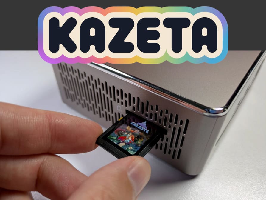 Kazeta: un nuevo sistema operativo Linux que convierte los juegos en “cartuchos” para PC