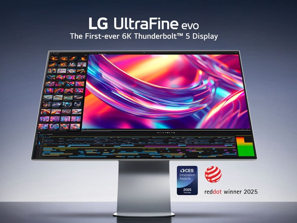 LG UltraFine 32U990A: monitor profesional 6K de 31,5 pulgadas con Thunderbolt 5