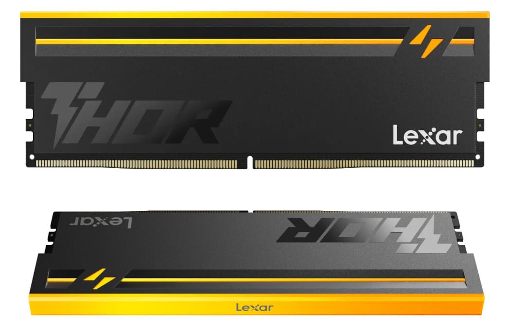Lexar THOR RGB 2nd Gen: nueva memoria DDR5 con disipador de aluminio y hasta 128 GB