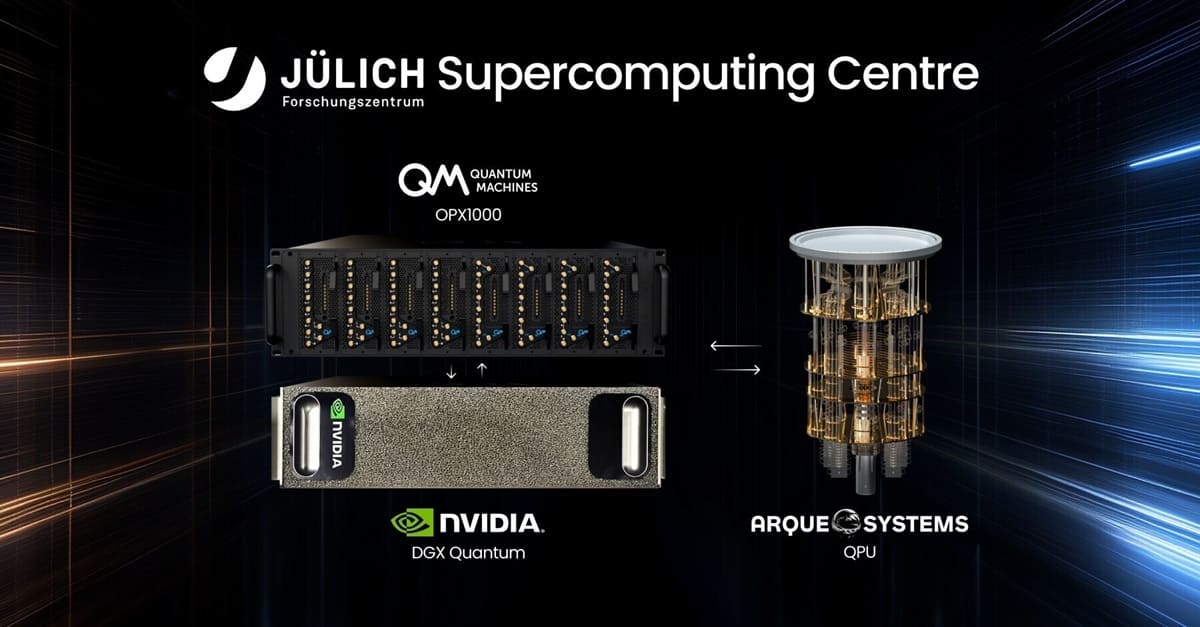 Quantum Machines y NVIDIA despliegan DGX Quantum en el superordenador JUPITER de Europa