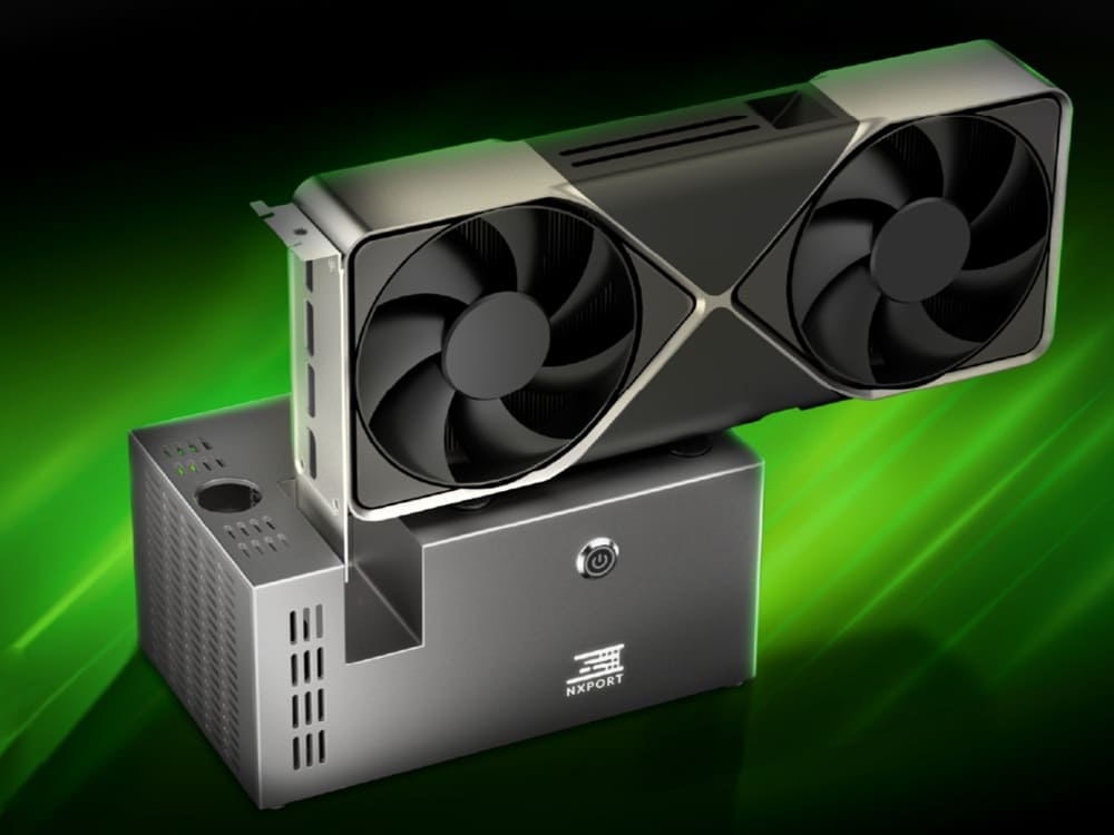 NXPort: nuevo dock eGPU compacto con fuente ATX 3.1 de 650W y soporte Thunderbolt 4