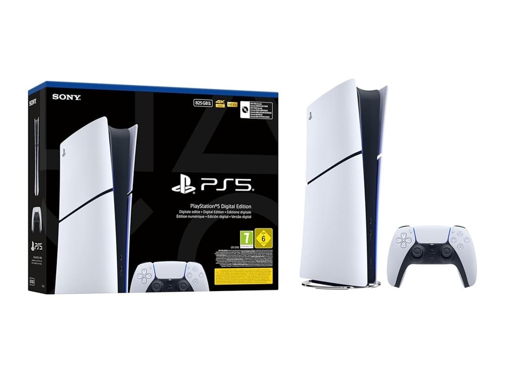 Sony lanza en Europa una nueva PS5 Digital Edition con 825 GB de almacenamiento