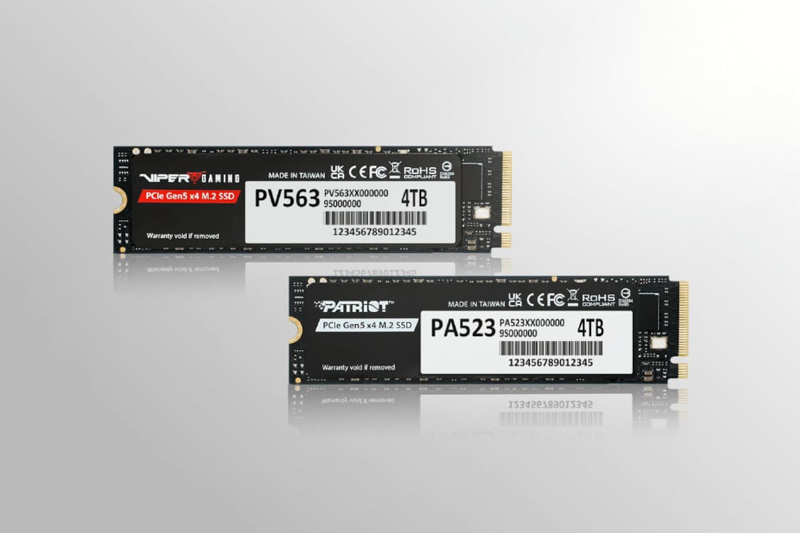 Patriot completa su gama PCIe Gen 5 con los nuevos SSD Viper PV563 y PA523
