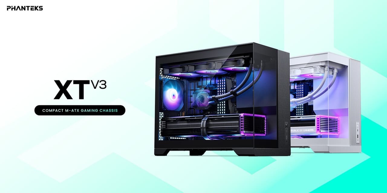 Phanteks lanza el chasis XT V3, el hub Nexlinq Hub V2 y el soporte vertical Premium Gen 5 para GPU