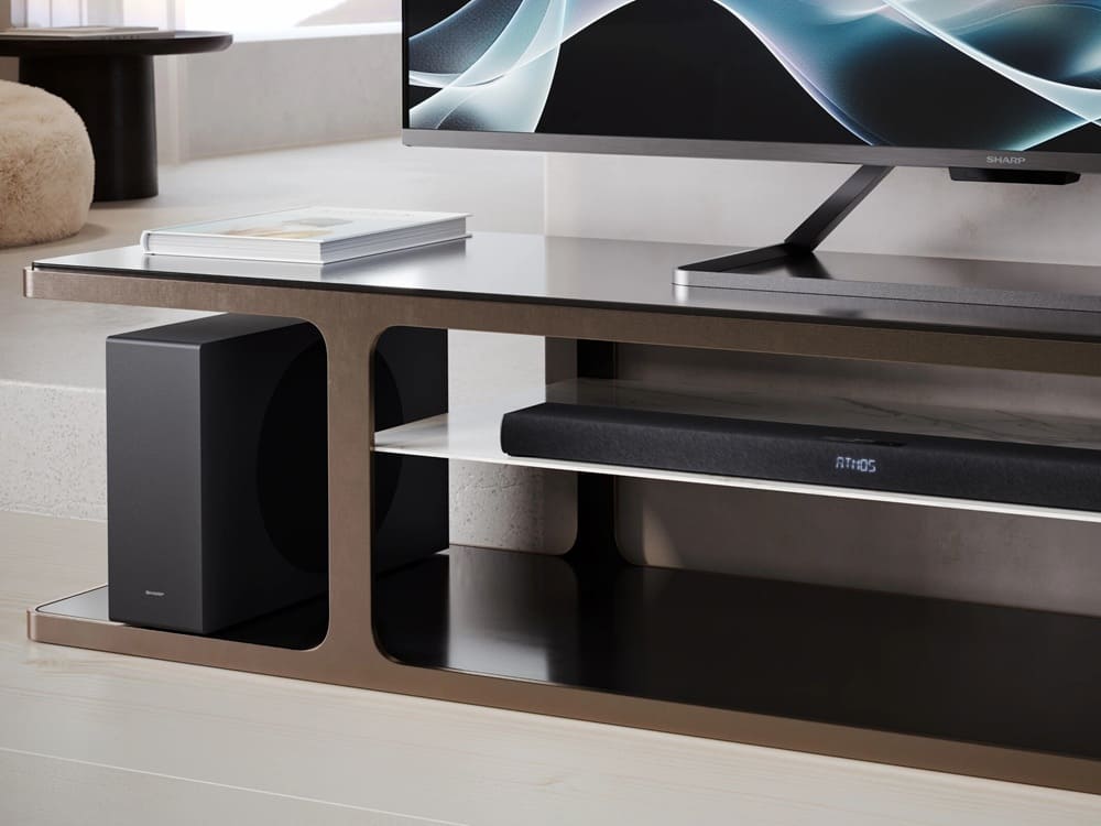 Sharp HT-SBW320: barra de sonido ultrafina con subwoofer inalámbrico y Dolby Atmos