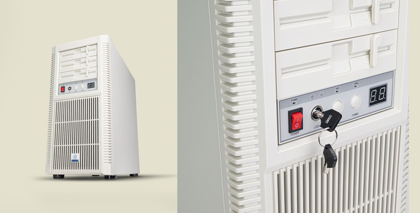 SilverStone FLP02: torre retro con soporte para RTX 5090 y refrigeración líquida