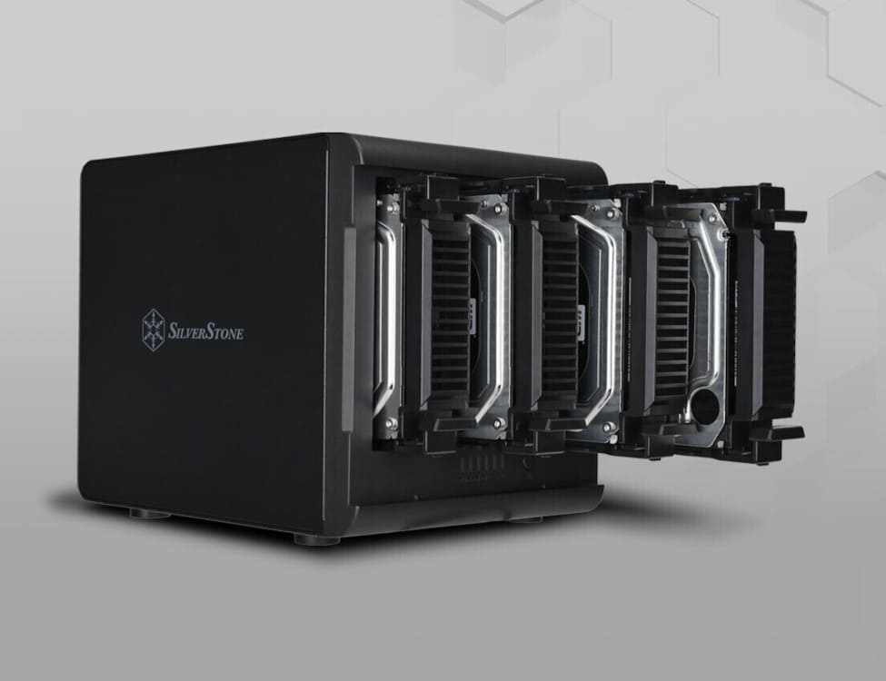 SilverStone TS434U: nueva caja externa para 4 discos con USB-C a 10 Gbps