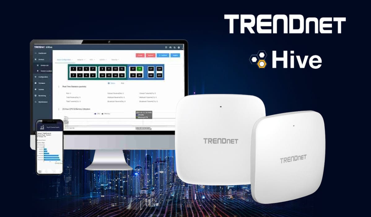 TRENDnet Hive amplía sus funciones con soporte Mesh en puntos de acceso Wi-Fi 6