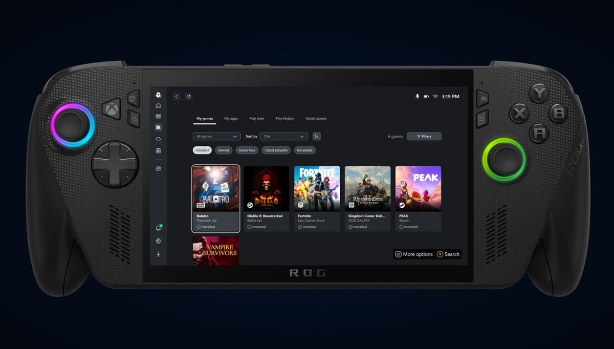Xbox para PC y portátiles de mano recibe una gran actualización con biblioteca unificada y juego cruzado