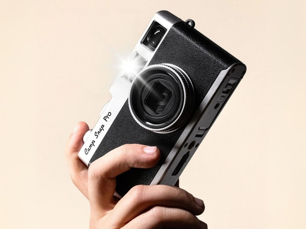 Camp Snap CS-Pro: cámara compacta retro con sensor de 16 MP y filtros de estilo vintage