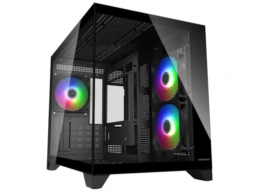 COUGAR FV150 MINI RGB: nuevo chasis compacto con diseño sin pilares y cámaras duales