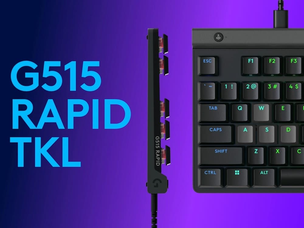 Logitech G515 Rapid TKL: teclado gaming compacto con switches analógicos