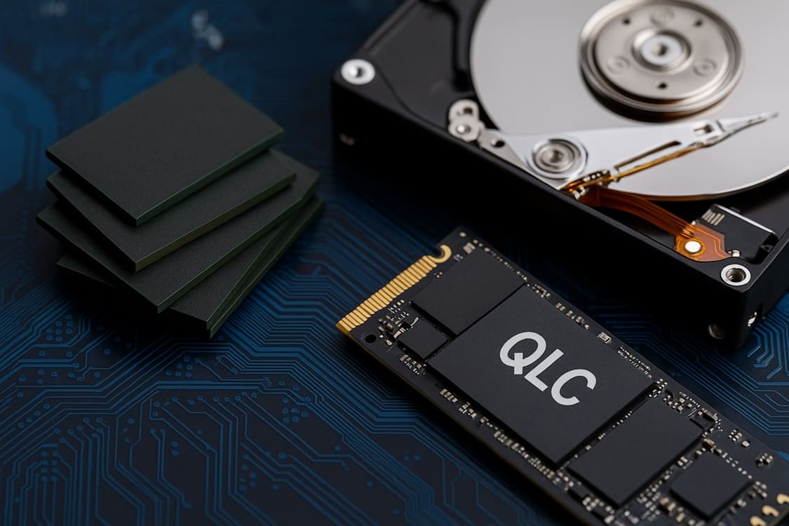 NAND Flash subirá de precio hasta un 10% en 4Q25 por escasez de HDD y auge de QLC SSD