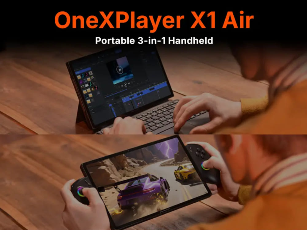 OneXPlayer X1 Air ya disponible: procesadores Intel Lunar Lake y batería de 72 Wh