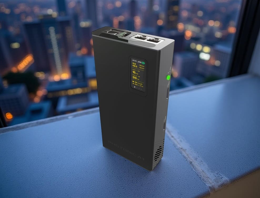Photonicat 2: router portátil con batería de 24 h, 16 GB de RAM y soporte 5G