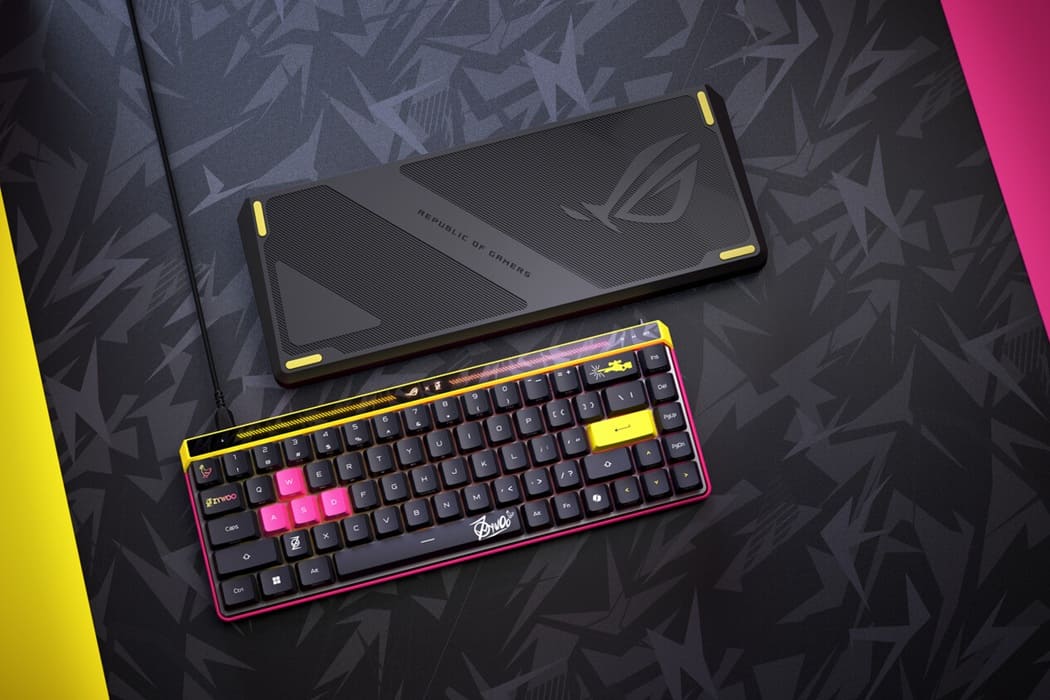 ASUS ROG Falchion Ace HFX ZywOo Edition: teclado 65% con Rapid Trigger y switches magnéticos HFX
