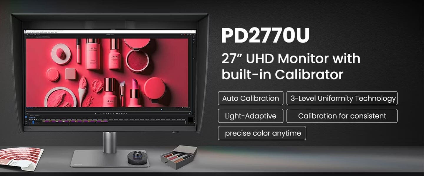 BenQ amplía su gama de monitores con los nuevos MA270UP y PD2770U para Mac y diseño profesional