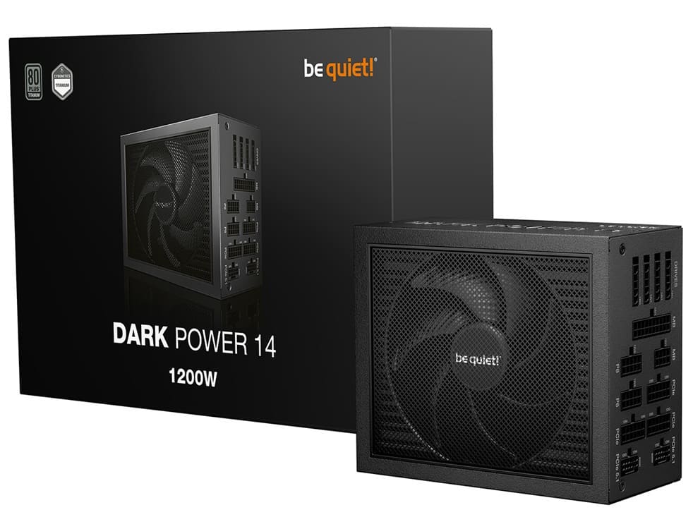 be quiet! lanza la nueva serie Dark Power 14 con certificación 80 Plus Titanium y compatibilidad ATX 3.1