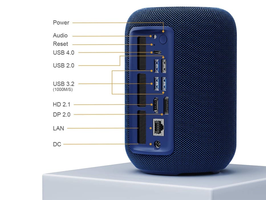 GTBox T1: un mini-PC con Ryzen 7 8745HS y diseño tipo HomePod