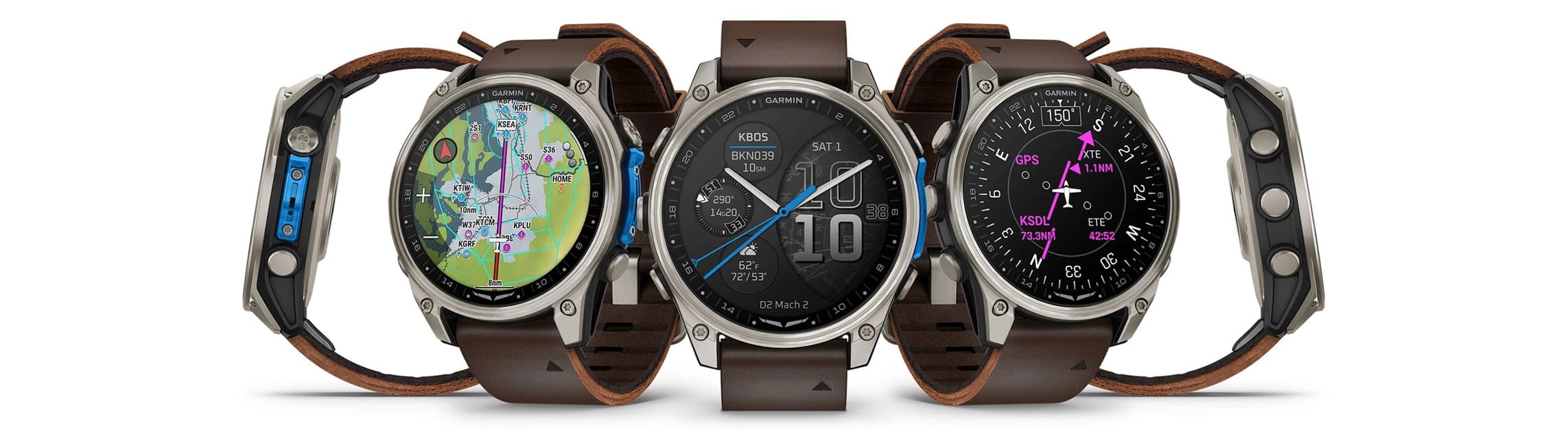 Garmin lanza el D2 Mach 2, su nuevo smartwatch premium para aviadores con pantalla AMOLED y mapas detallados