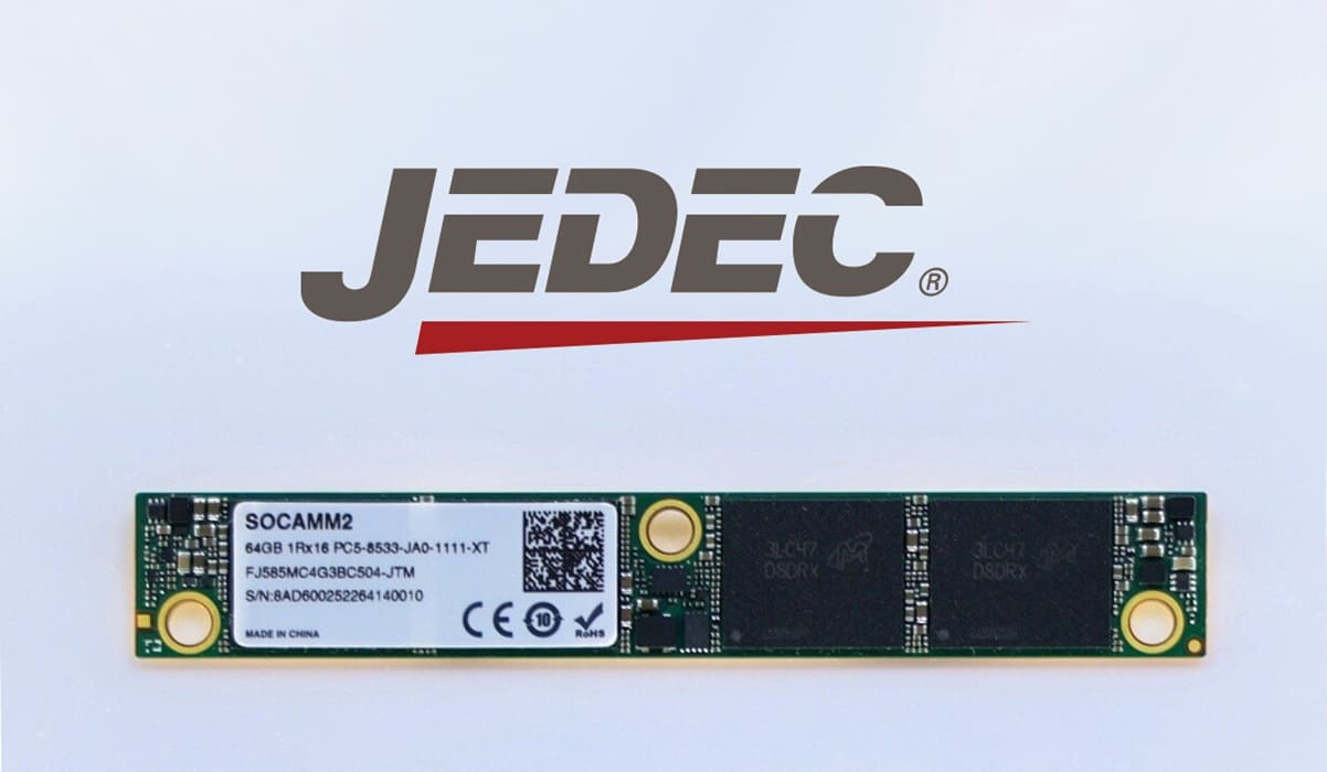 JEDEC ultima el estándar SOCAMM2, una nueva memoria LPDDR5X modular para centros de datos y IA