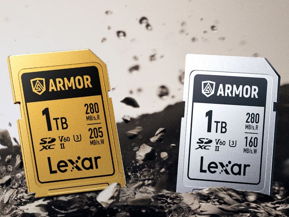 Lexar lanza las Armor Silver Pro y Armor Gold SDXC de 1 TB con hasta 280 MB/s