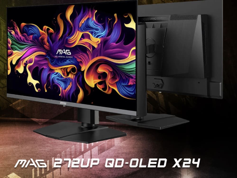 MSI lanza el monitor gaming QD-OLED MAG 272UP X24 en Estados Unidos con panel 4K y 240 Hz