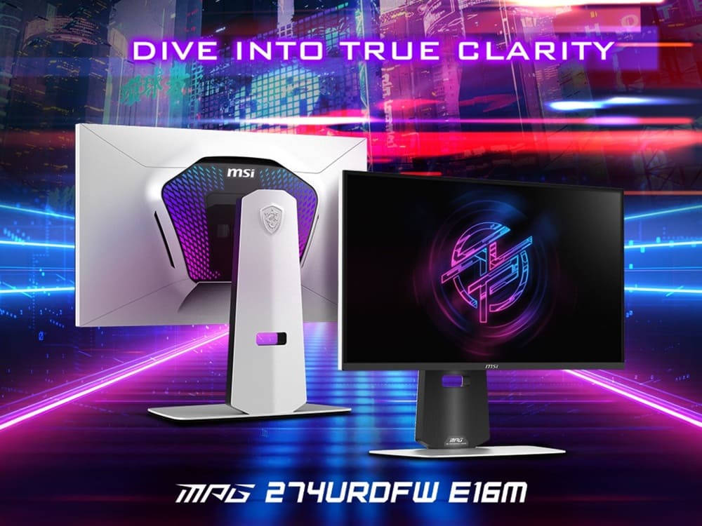 MSI MPG 274URDFW E16M: monitor gaming mini LED 4K de 160 Hz y 1.000 nits por 499 USD