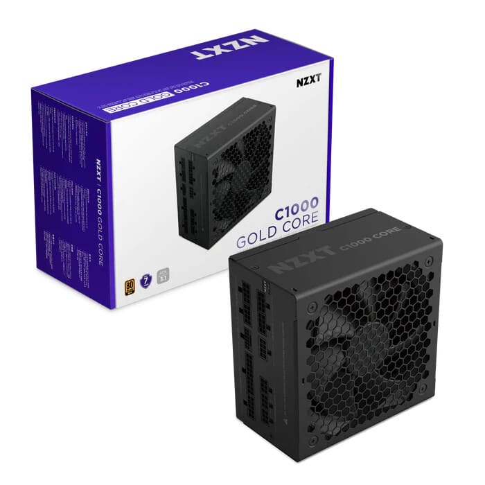 NZXT lanza las fuentes C Series Gold Core con certificación ATX 3.1 y Cybenetics Platinum