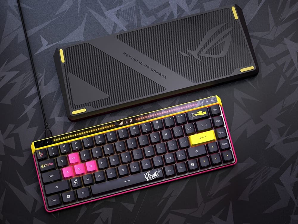 ASUS presenta el ROG Falchion Ace HFX ZywOo Edition: teclado gaming con switches magnéticos y diseño exclusivo