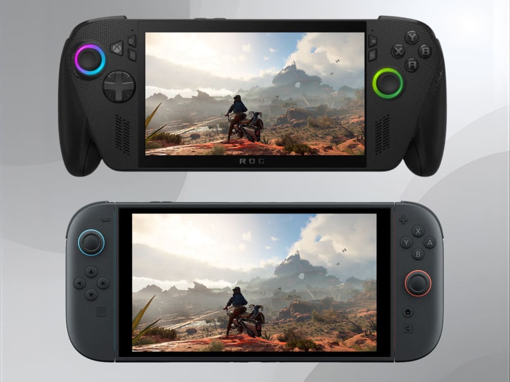 Nintendo Switch 2 sorprende al igualar el rendimiento del ASUS ROG Xbox Ally X
