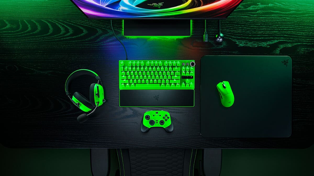 Razer presenta la Esports Green Collection, su nueva línea competitiva en color verde 802C