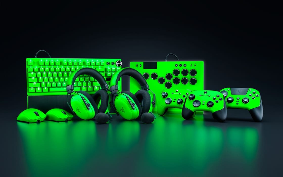 Razer presenta la Esports Green Collection, su nueva línea competitiva en color verde 802C