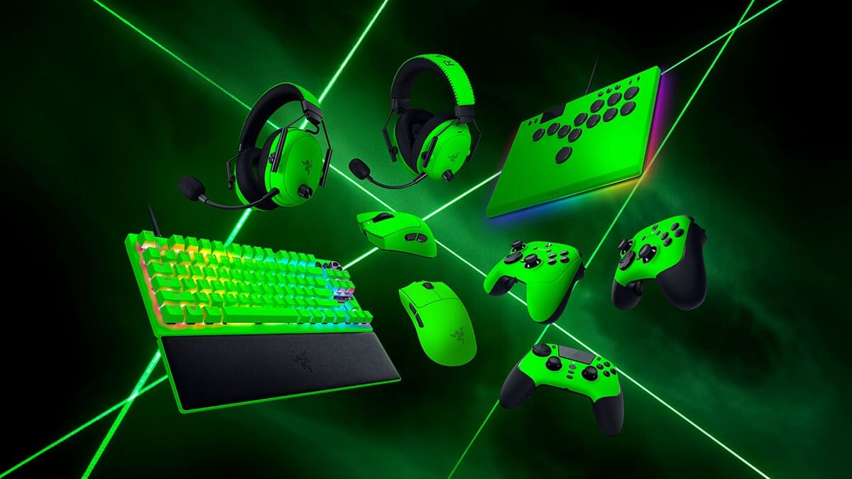 Razer presenta la Esports Green Collection, su nueva línea competitiva en color verde 802C
