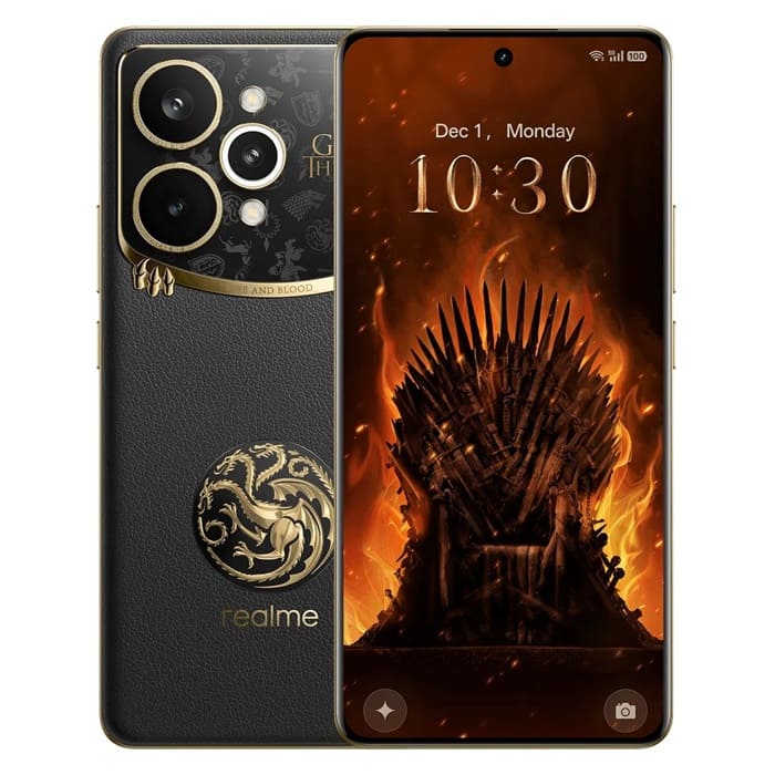 Realme 15 Pro Game of Thrones Edition: diseño Targaryen y trasera térmica que cambia de color