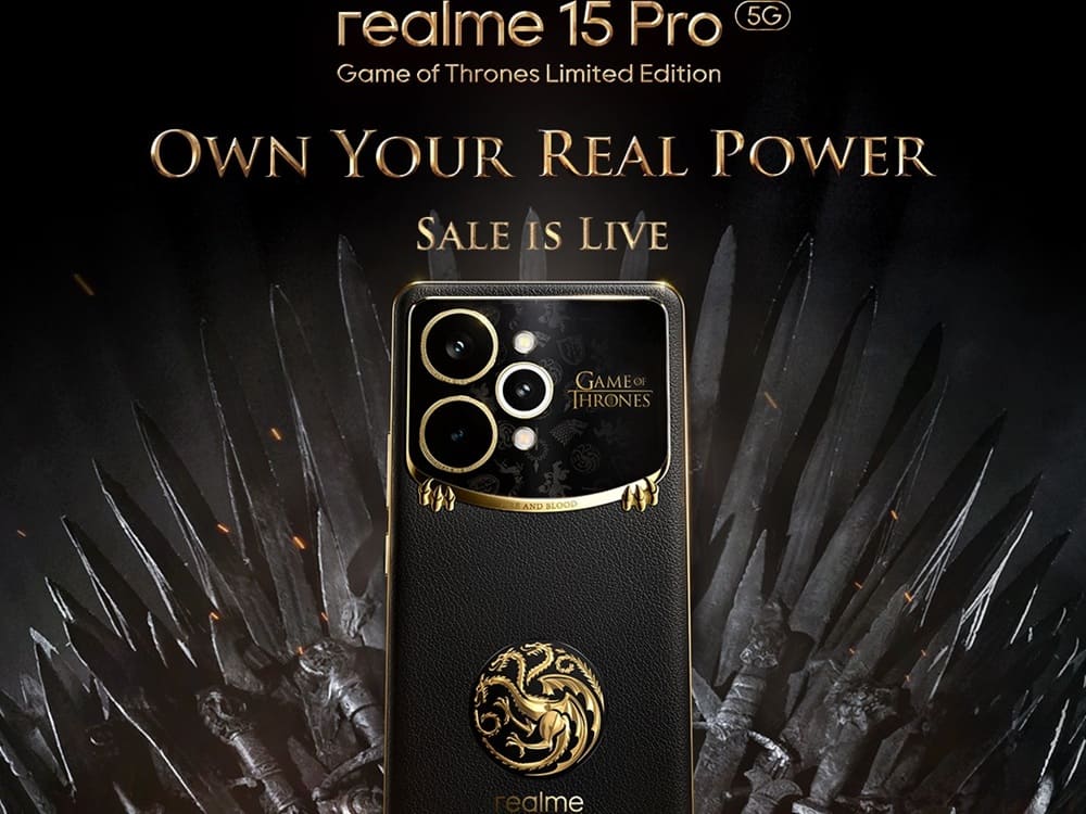 Realme 15 Pro Game of Thrones Edition: diseño Targaryen y trasera térmica que cambia de color