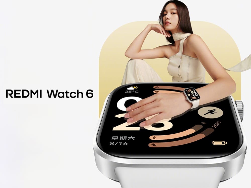 Xiaomi presenta oficialmente el Redmi Watch 6 con diseño renovado y pantalla AMOLED de 2,07 pulgadas