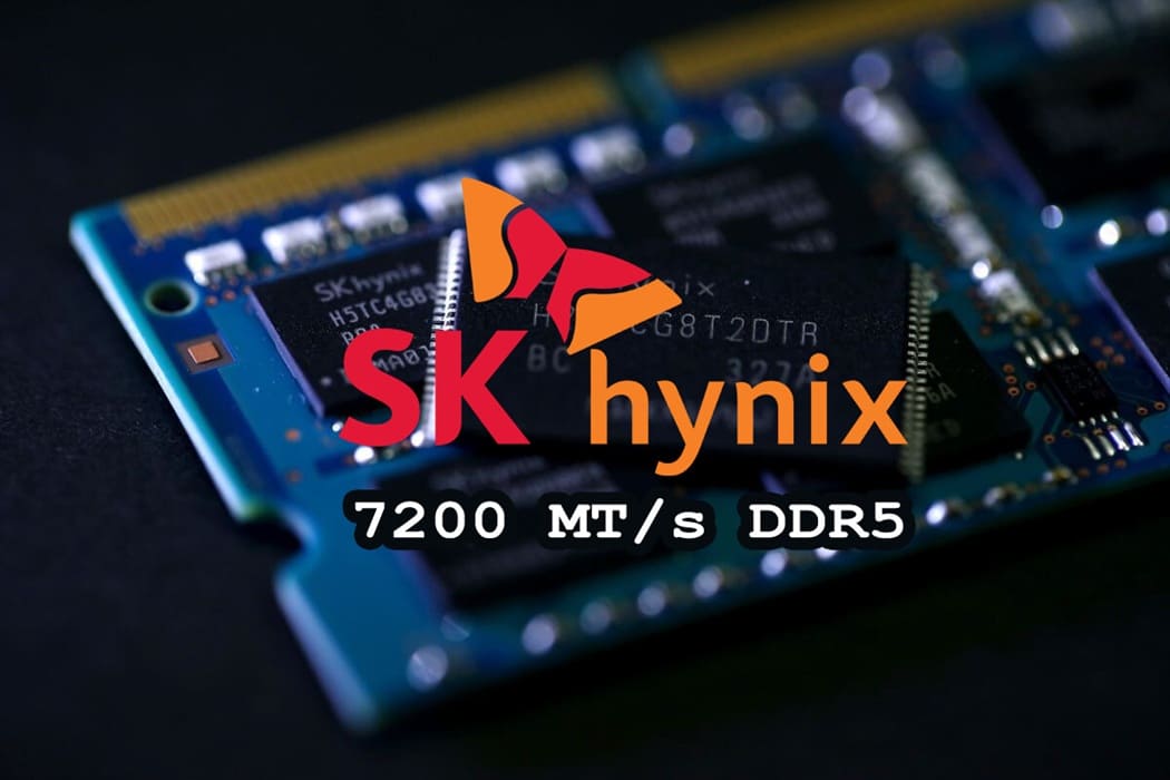 SK hynix prepara nuevos chips DDR5 de 7200 MT/s que superan el estándar JEDEC