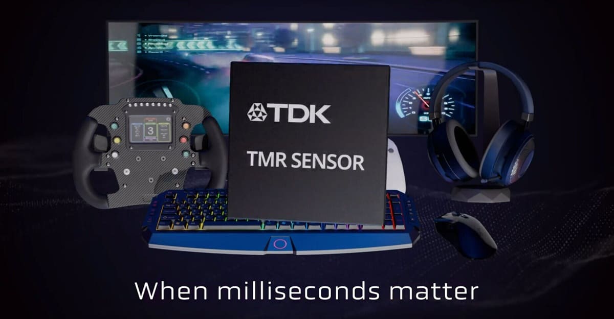 TDK amplía su gama de sensores TMR y MEMS para periféricos gaming de alta precisión