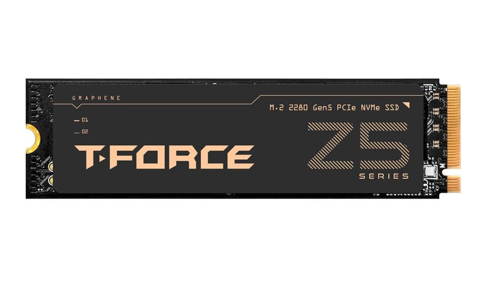 Team Group presenta el T-Force Z54E: nuevo SSD Gen 5 con velocidades de hasta 14.900 MB/s