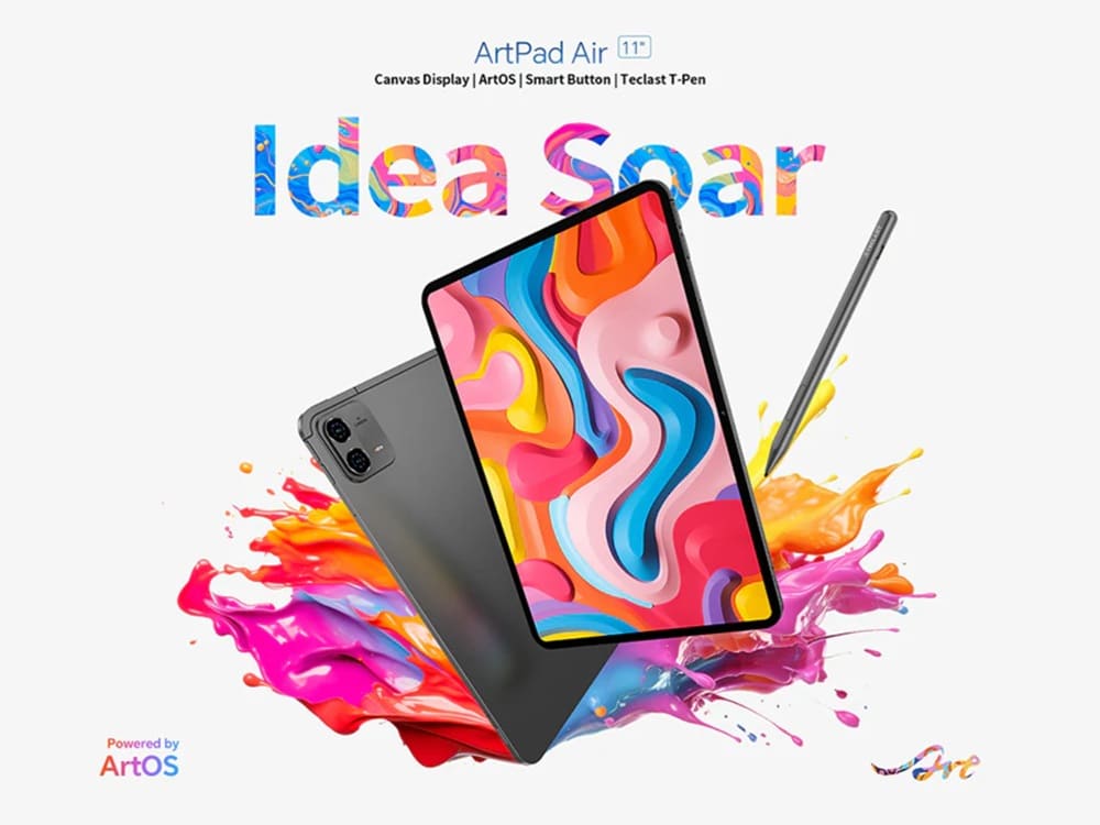 Teclast ArtPad Air debuta con Helio G100 y pantalla de 90 Hz