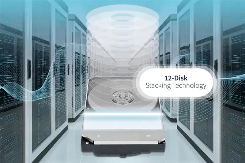 Toshiba prueba con éxito el primer HDD de 12 discos del mundo en formato estándar de 3,5 pulgadas