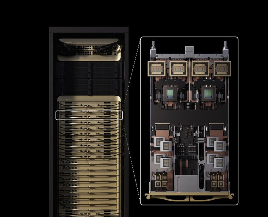 Foxconn inicia la validación de los servidores NVIDIA Vera Rubin NVL144 MGX con refrigeración líquida y 144 GPUs HBM4
