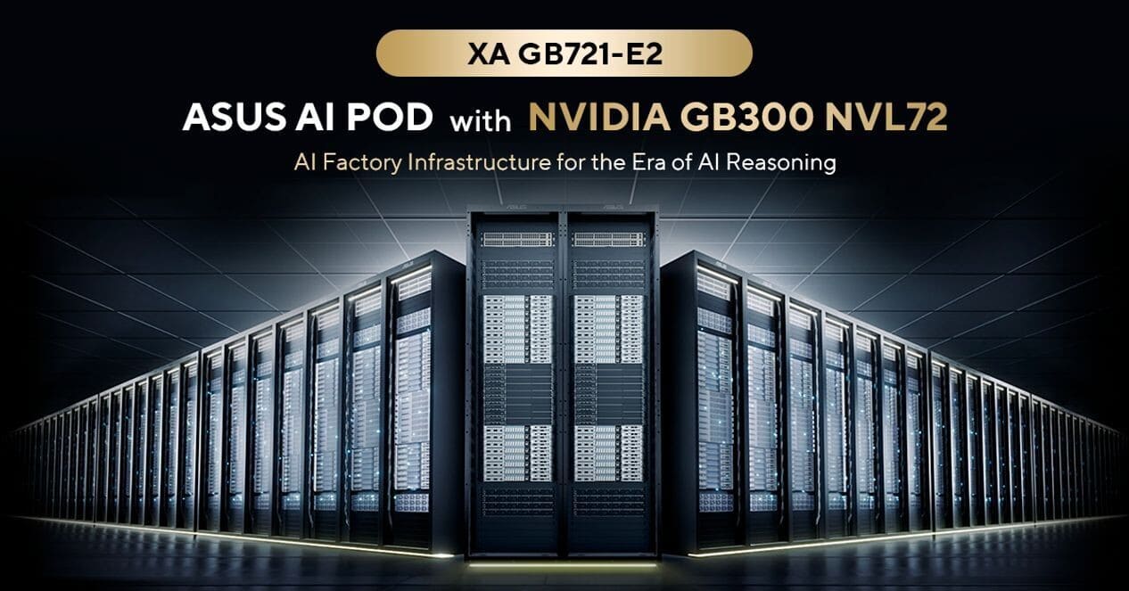 ASUS presenta el XA GB721-E2 con NVIDIA GB300 NVL72: un sistema rack-scale para IA y computación de alto rendimiento
