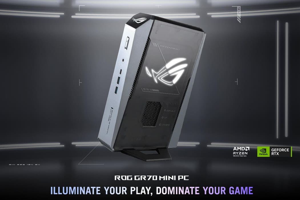 ASUS ROG GR70: potencia de sobremesa con Ryzen 9 y RTX 5070 en formato mini PC