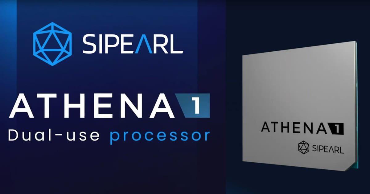 SiPearl presenta Athena1, procesador europeo para aplicaciones de defensa, IA y centros de datos