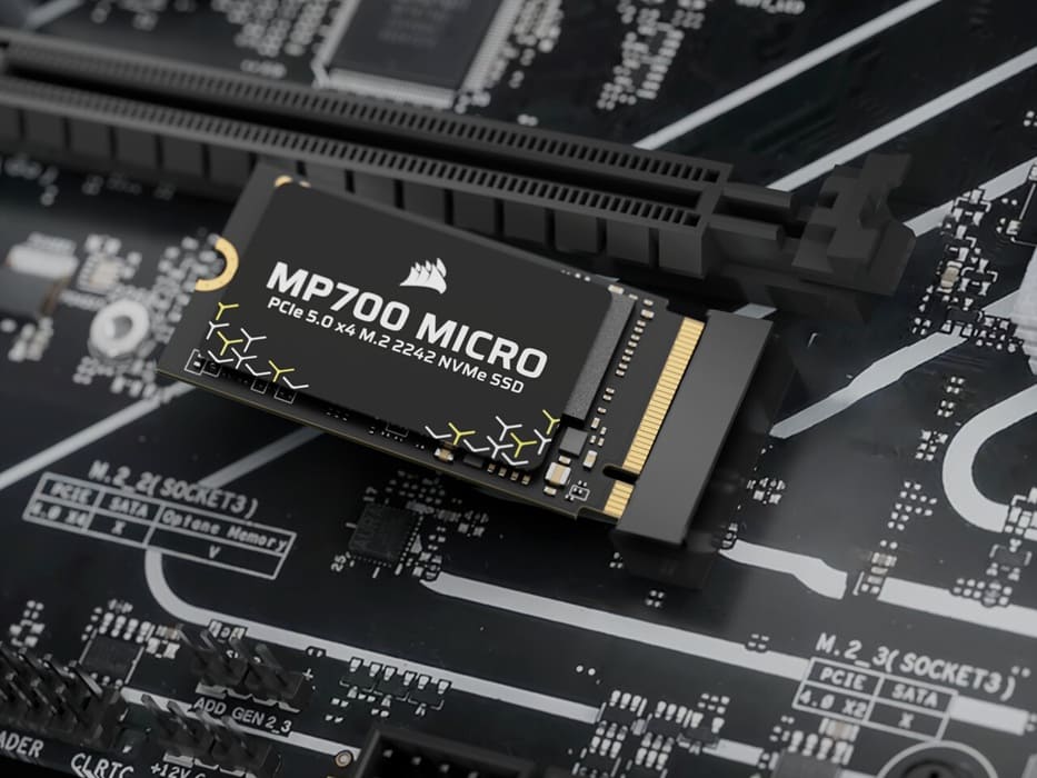 Corsair lanza los nuevos SSD MP700 PRO XT y MP700 MICRO con velocidades de hasta 14.900 MB/s