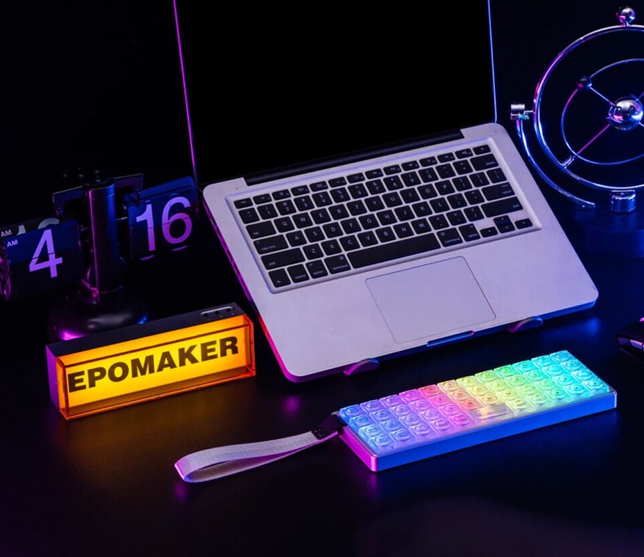 Epomaker presenta el Luma40: un teclado ultracompacto de 47 teclas con diseño ortolineal